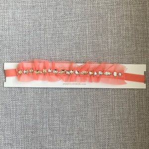 Peppercorn Kids Stretchy Headband with Rhinestones, NEW with tags